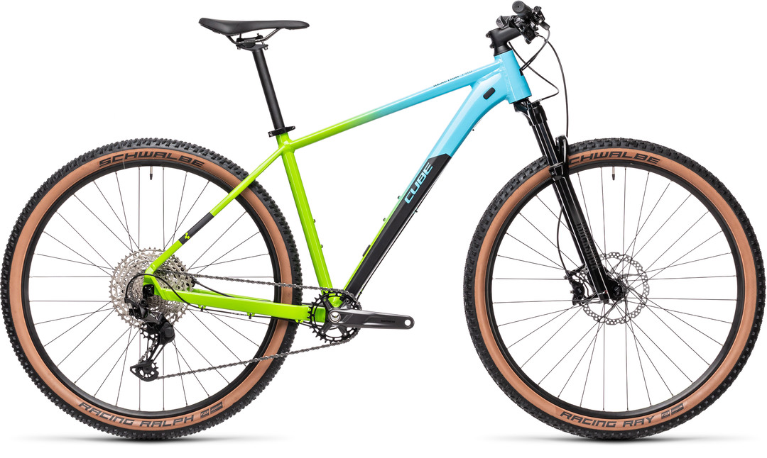 ΠΟΔΗΛΑΤΟ CUBE REACTION PRO FADINGBLUE N GREEN 2021 DRIMALASBIKES